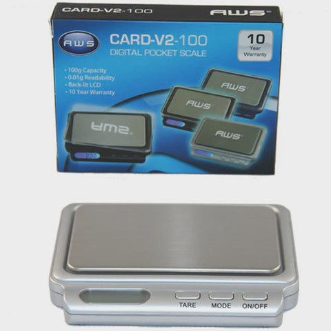 AWS Card-V2-100 Digital Pocket Scale