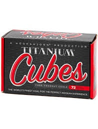 Titanium Cube Coals 72 count