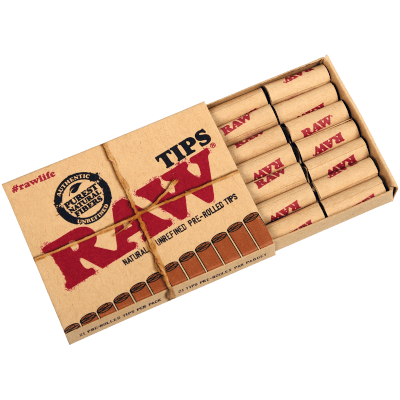 Raw Pre-Rolled Tips 21 Count