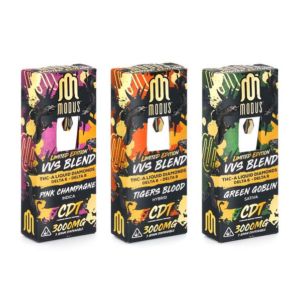 Modus Limited Edition VVS Blend 3 Gram THC-A Liquid Diamonds, Delta-6  Vape  Cabin