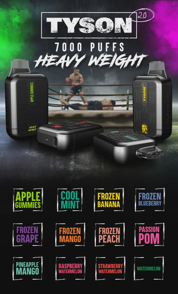 Tyson Heavy Weight 7000 puff Disposable Vape Vape Cabin Tyson Heavy Weight 7000 puff Disposable Vape Vape Cabin