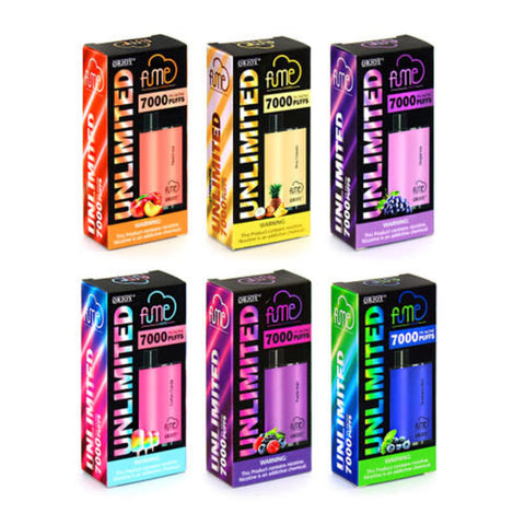 Fume Unlimited 7000 Puff Disposable Vape
