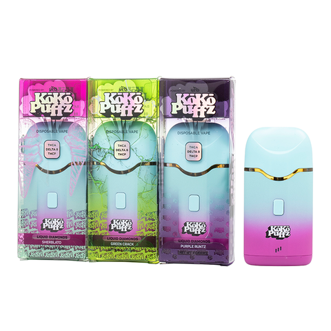 KoKo Puffz 3 Gram Liquid Diamond THC-A, Delta-8 & THC-P Disposable