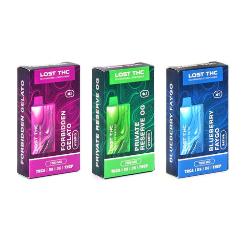 Lost THC THC-A, Delta-9, Delta-6 & THC-P 7.5 Gram Disposable