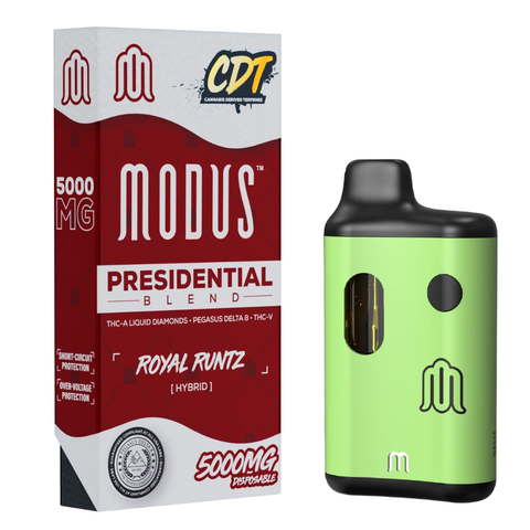 Modus 5 Gram THC-A Liquid Diamonds, Pegasus Delta-8 & THC-V Presidential Blend