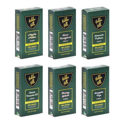 Hidden Hills 2 Gram Delta-11, Delta-9 & THC-P Cartridge