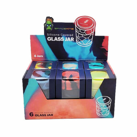 Space King Silicone Covered Glass Jar