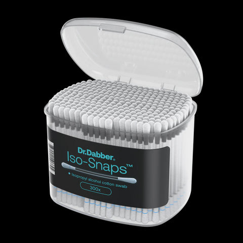 Dr.Dabber Iso-Snaps Isopropyl alcohol cotton swabs 300 count