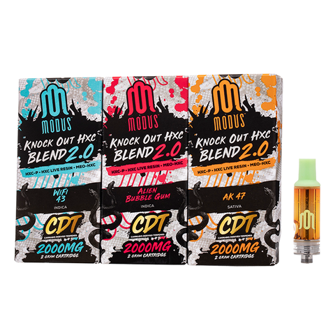Modus HXC-P, HXC Live Resin & MEO-HXC 2 Gram Cartridge